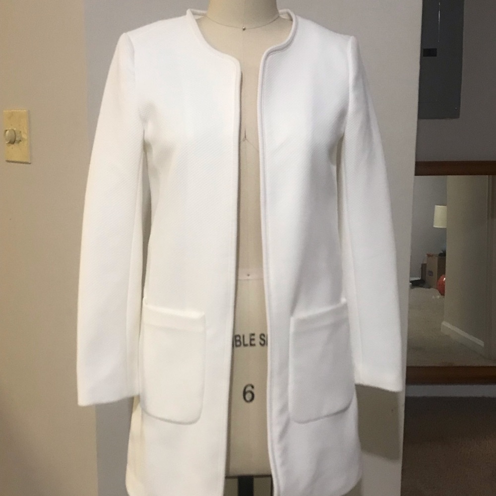 White H&M light jacket NWT